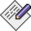 macintosh system 7 - write icon